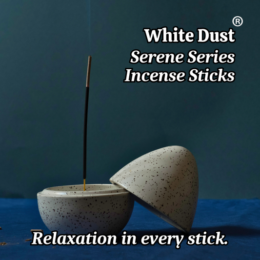 White Dust Handcrafted Serene Series Agarbattis 250g Pack || Experience the aroma || Relaxation in every stick